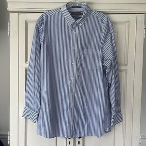 Daniel Cremieux Signature Collection Performance  Striped Long Sleeve (L) Shirt